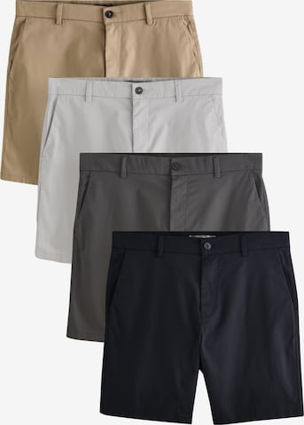 Next - Calças chino em azul: frente