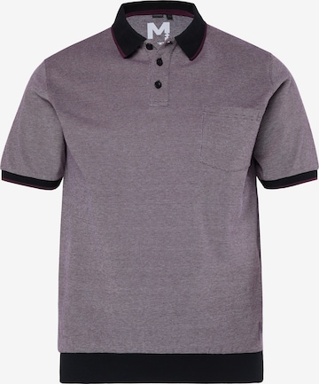 Men Plus Shirt in Lila: Vorderseite