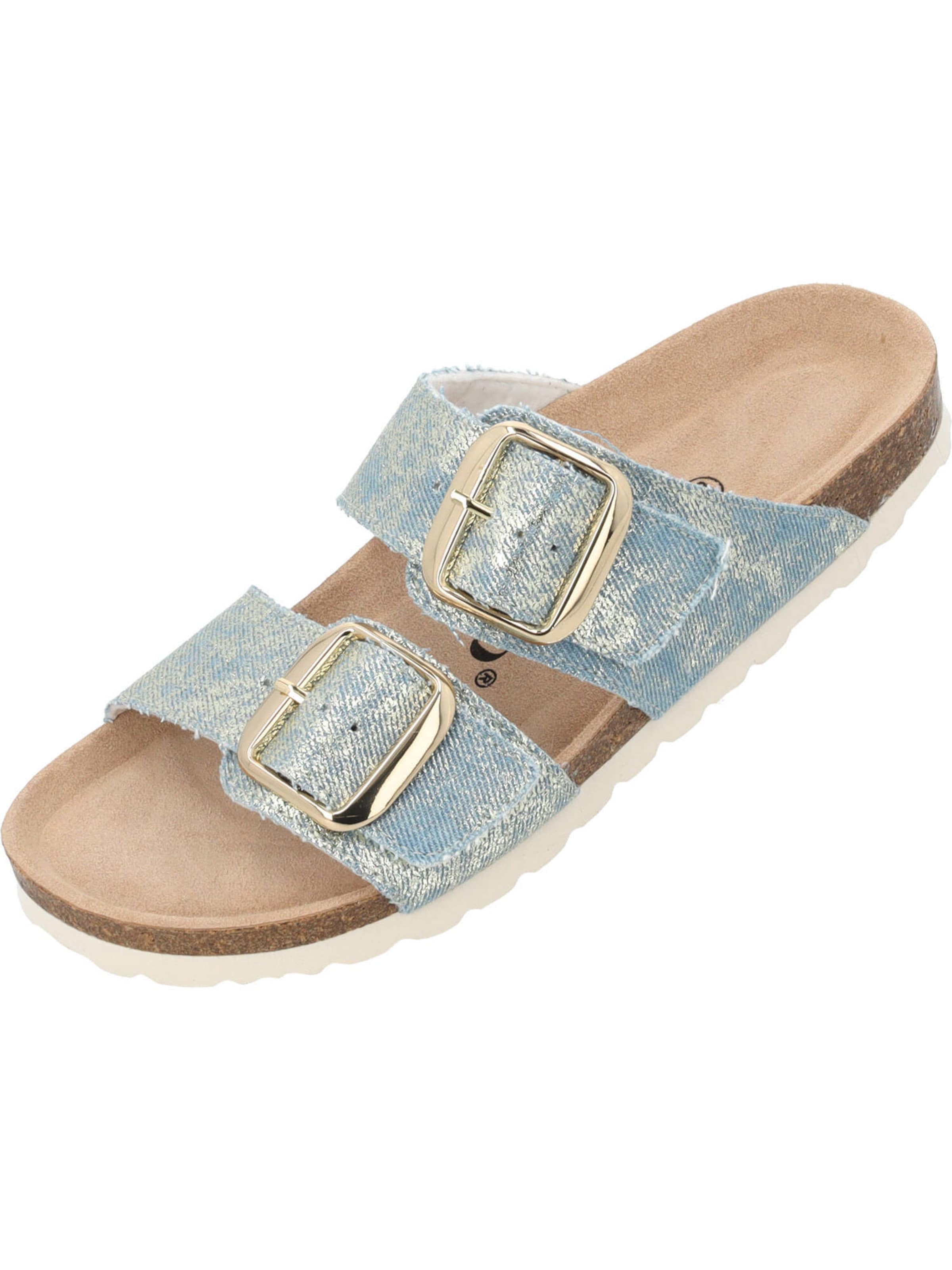 PaladoNatikače s potpeticom 'Samos' - plava boja: prednji dio