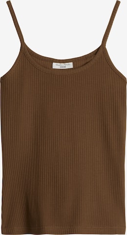 Marc O'Polo DENIM Top in Bruin: voorkant