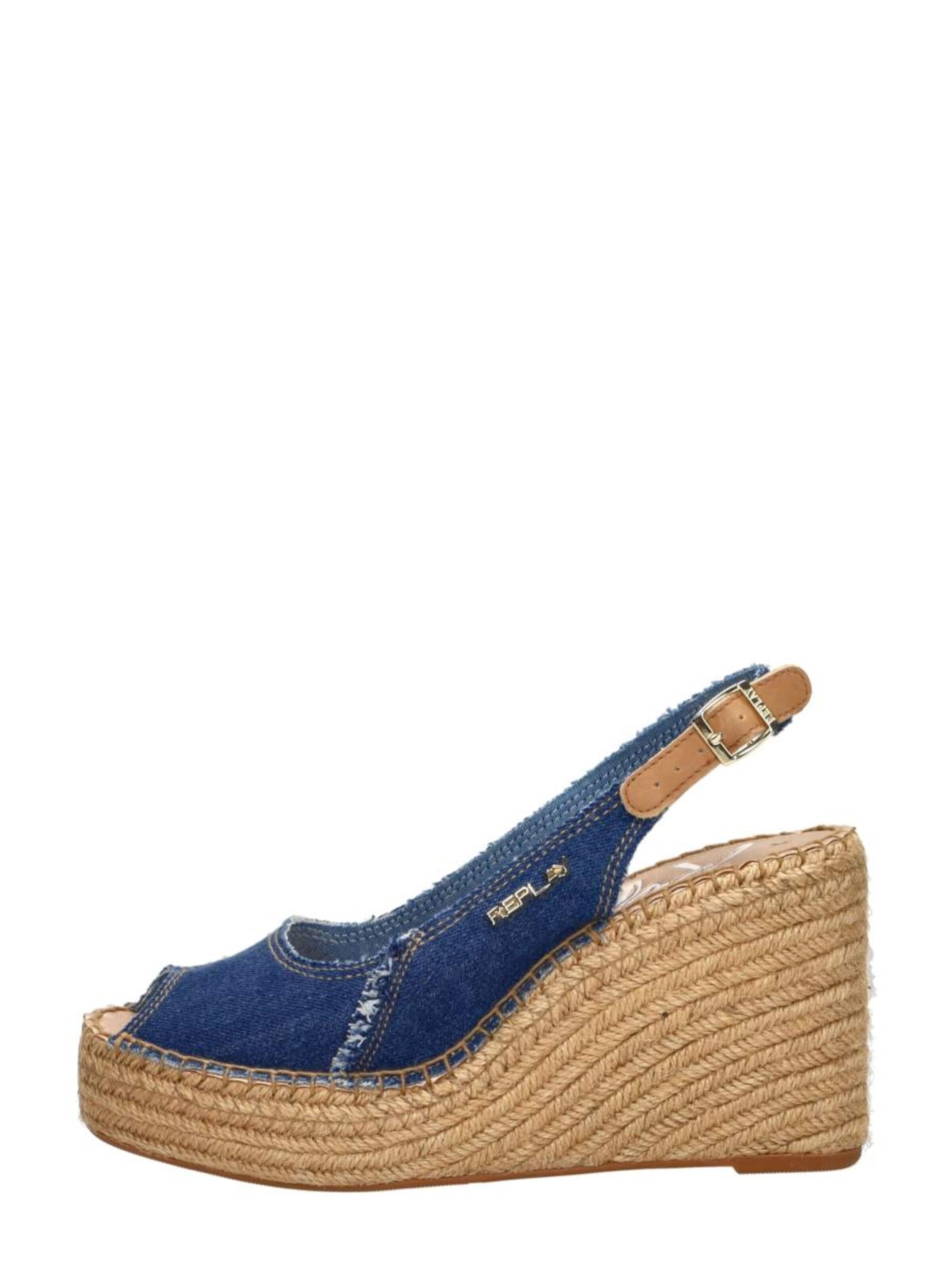 Sandales à lanières 'Jess Sling' REPLAY en bleu : devant