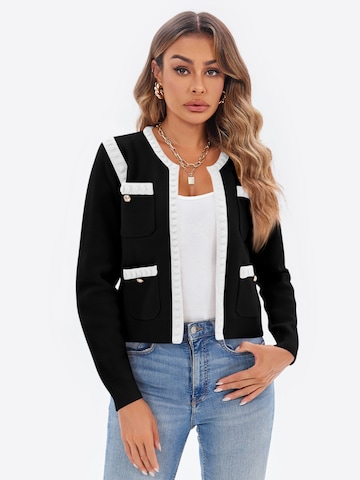 Imily Bela Pletena jopa | črna barva: sprednja stran