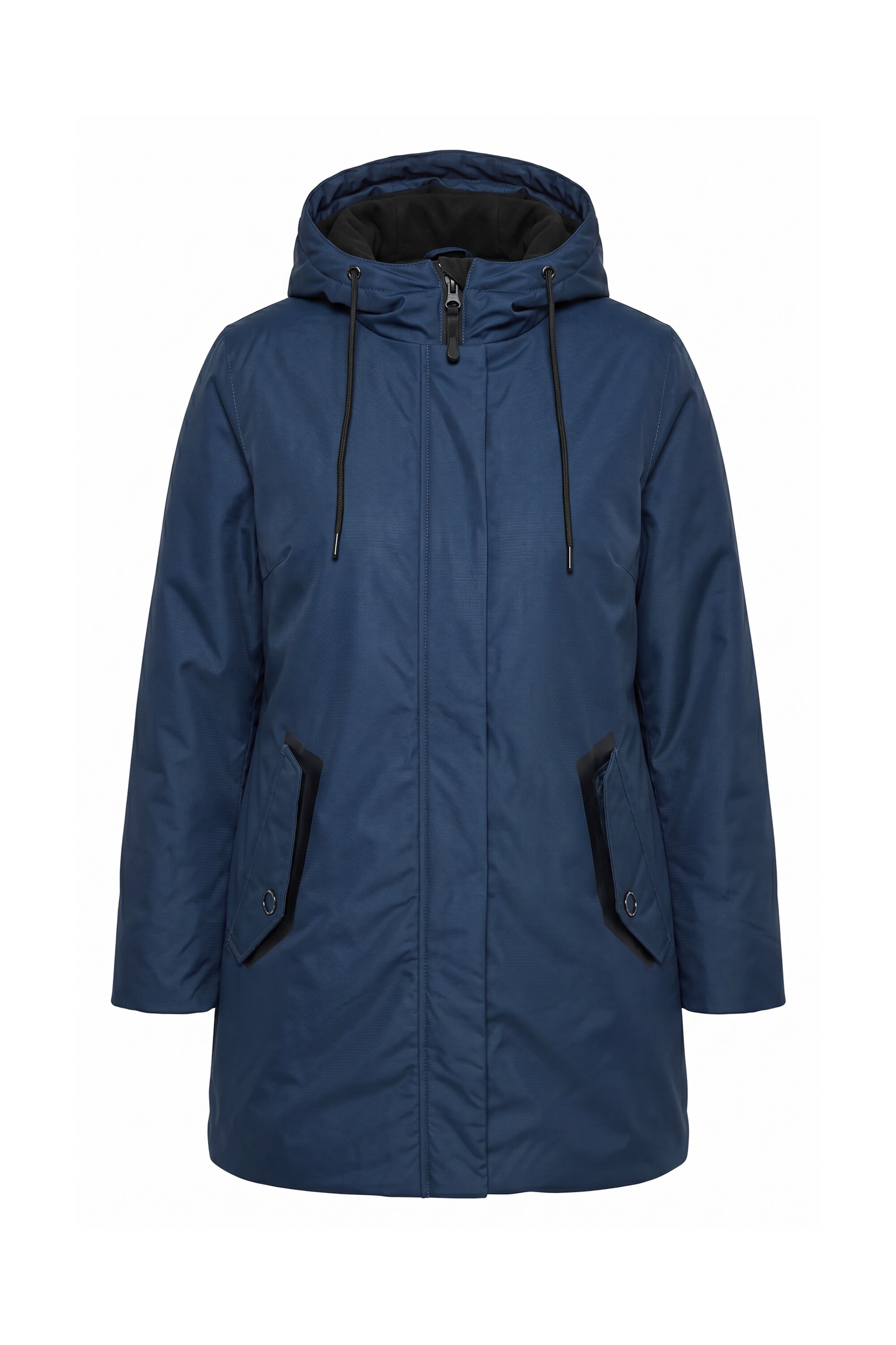 Ulla Popken Weatherproof jacket in M-L in Marine blue, Item view