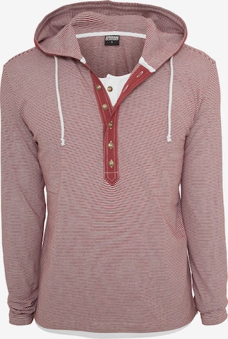 Urban Classics Sweatshirt in Rood: voorkant