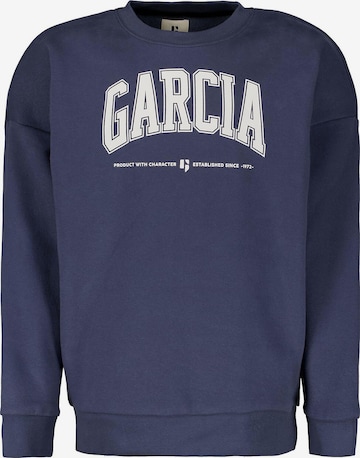 GARCIA Sweatshirt in Blau: predná strana