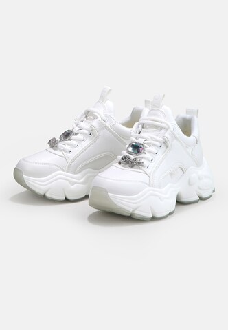 Sneaker bassa 'Binary Ice' di BUFFALO in bianco: frontale