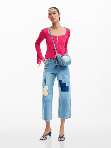 Desigual Normalny krój Jeansy w kolorze niebieski