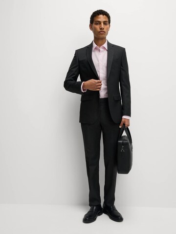 Marks & Spencer Slim fit Button Up Shirt in Blue