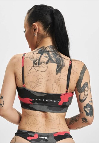 Dangerous DNGRS Bustier BH 'Trust ' in Schwarz