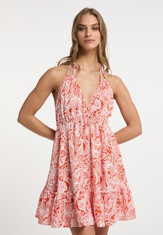 IZIA Summer dress in Orange: front