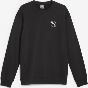 Sweat-shirt PUMA en noir : devant