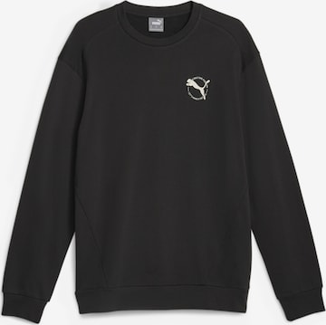 PUMA Sweatshirt in Zwart: voorkant