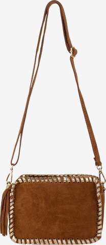 NAEMI Crossbody Bag in Brown: front