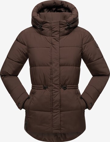 MARIKOO Weatherproof jacket 'Akumaa' in Brown