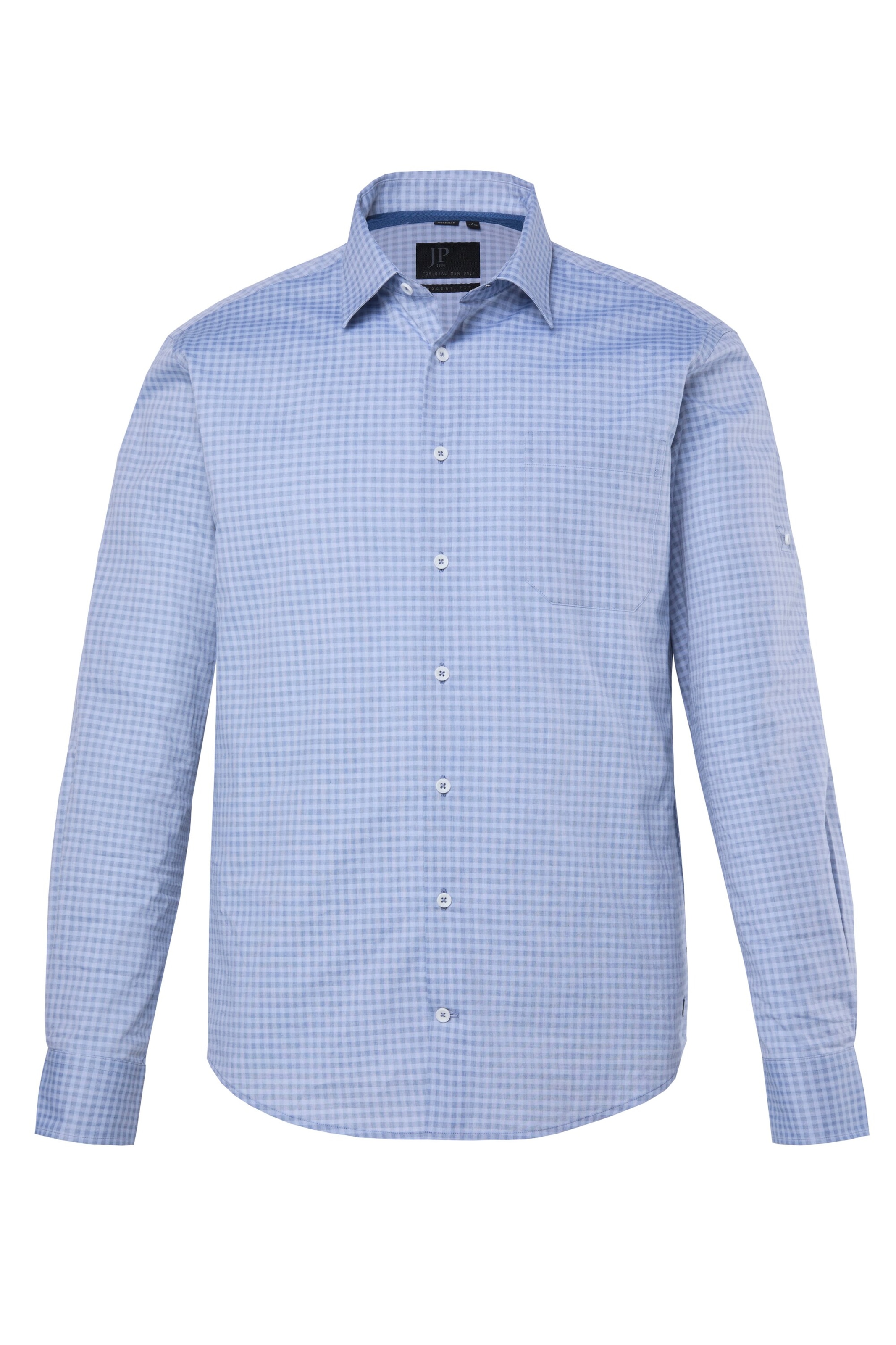 JP1880 Regular fit Button Up Shirt in Blue: front