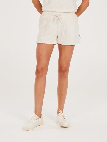 PROTEST Regular Trousers 'PRTKENZA' in White