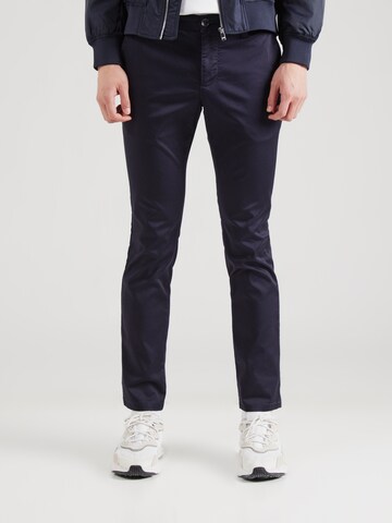 ARMANI EXCHANGE Slim fit Trousers in Blue: front