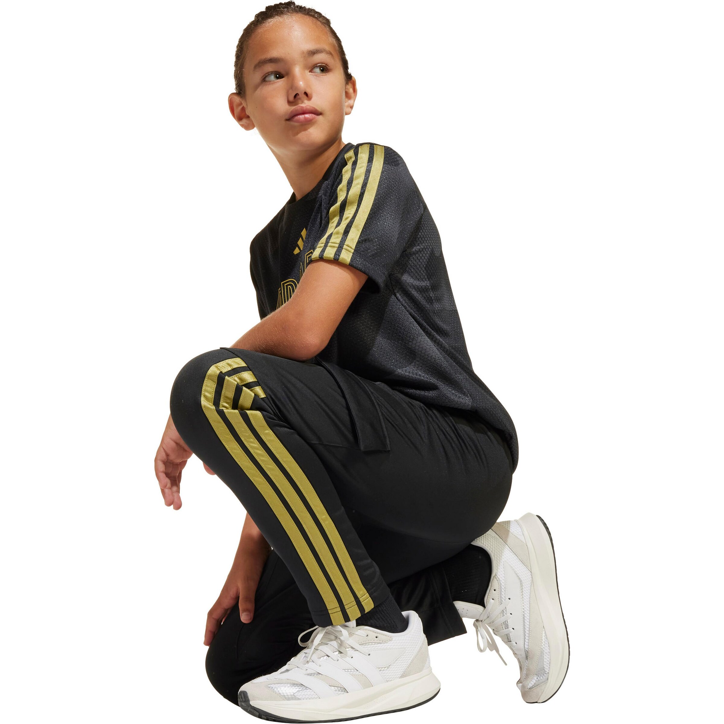 ADIDAS PERFORMANCE Regular Workout Pants in Black