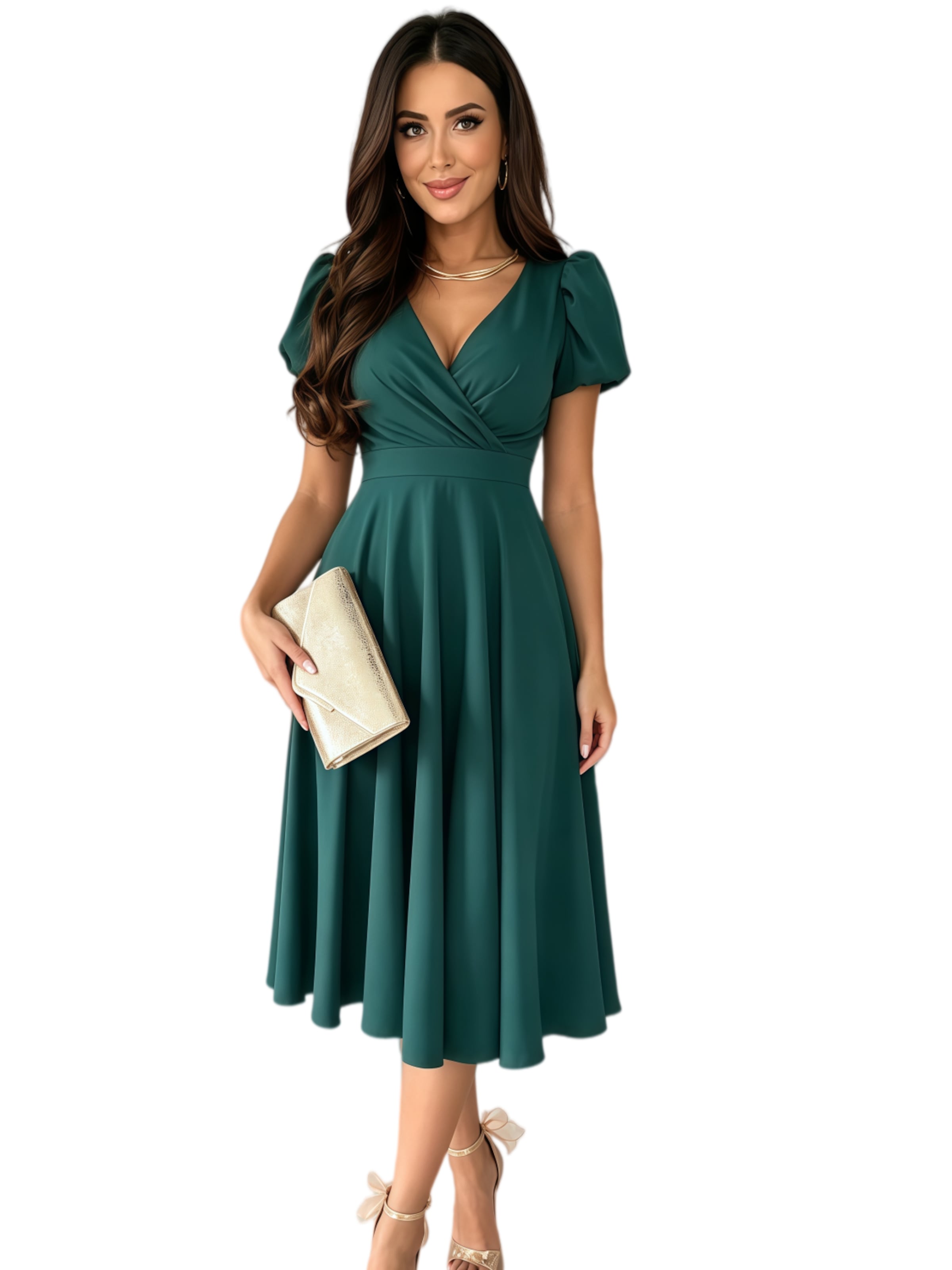 Yesfashion Abendkleid‌‌‌‌‌‌‌‌‌‌ in Grün: Vorderseite