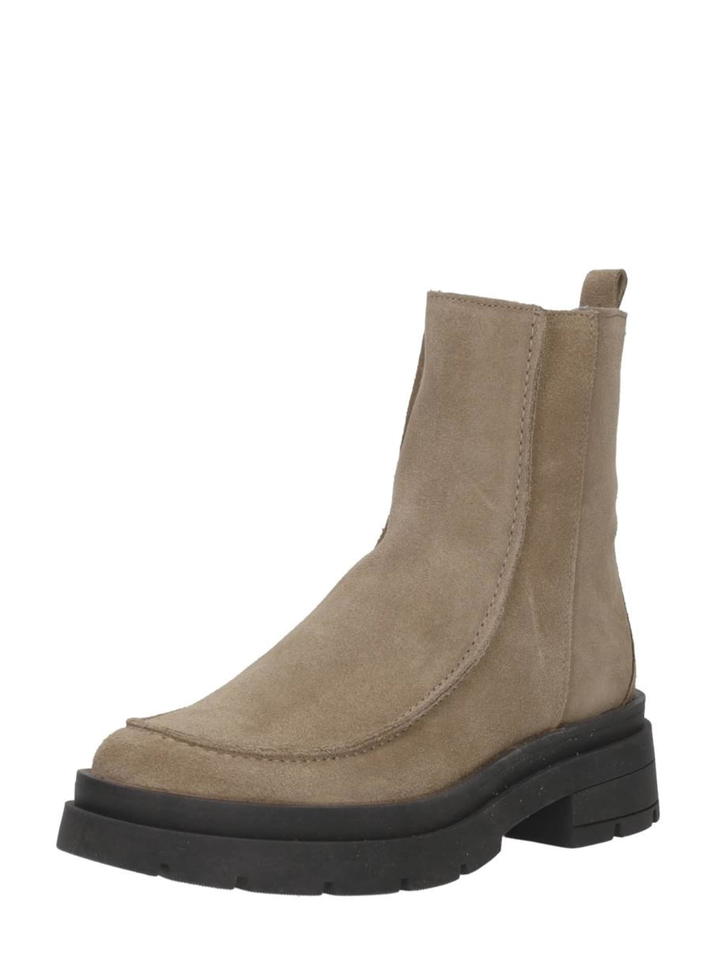 Palpa Chelsea boots 'Enkellaarsjes Plat' in Grijs
