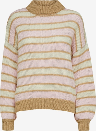 SELECTED FEMME Pull-over 'Maren' en beige / noisette / rose, Vue avec produit