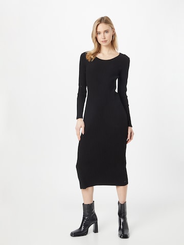 Marc O'Polo DENIM Knitted dress in Black: front