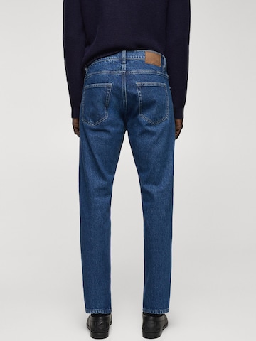 MANGO MAN Regular Jeans 'BEN' in Blauw