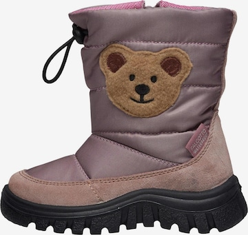 Bottes 'POZNURR BEAR 2' Falcotto en rose : devant