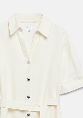 COMMA Shirt dress in White