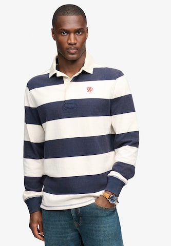 Superdry & Co Shirt 'Athletic' in Blue: front
