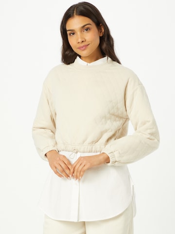 ABOUT YOU Sweatshirt 'Candy' in Beige: Vorderseite