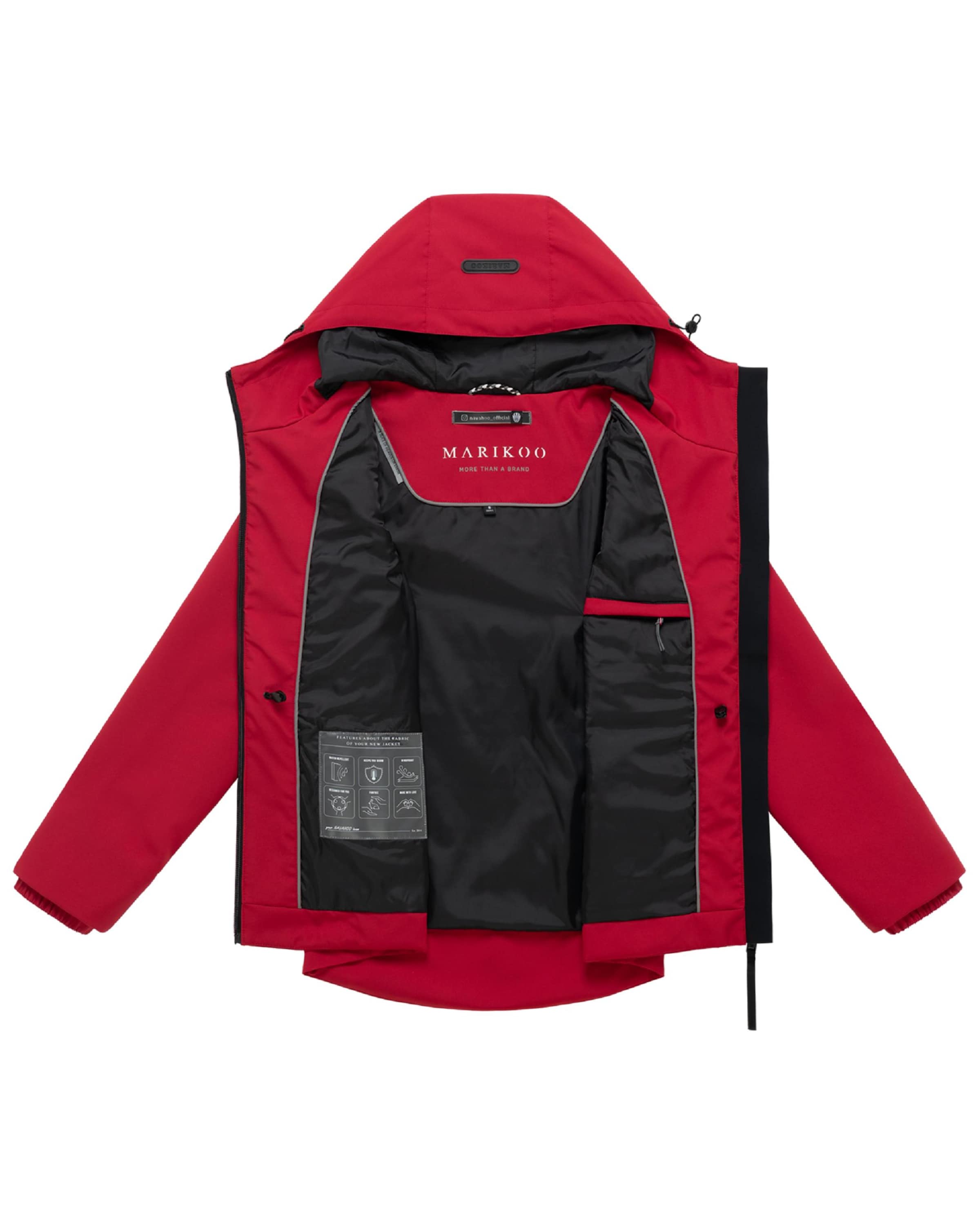 Veste fonctionnelle 'Katzilein 16' MARIKOO en rouge
