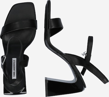 Karl Lagerfeld Sandały w kolorze czarny
