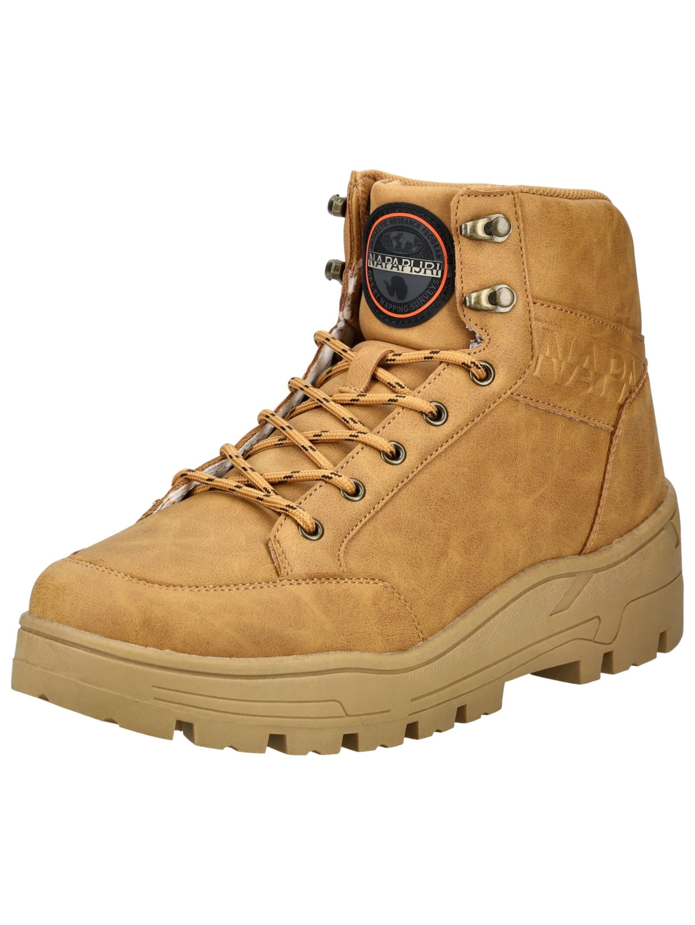 Stivale stringato di NAPAPIJRI in giallo: frontale