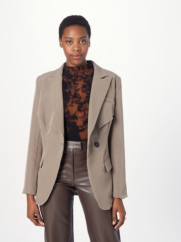 4th & Reckless Blazer 'PAULA' i brun: forside