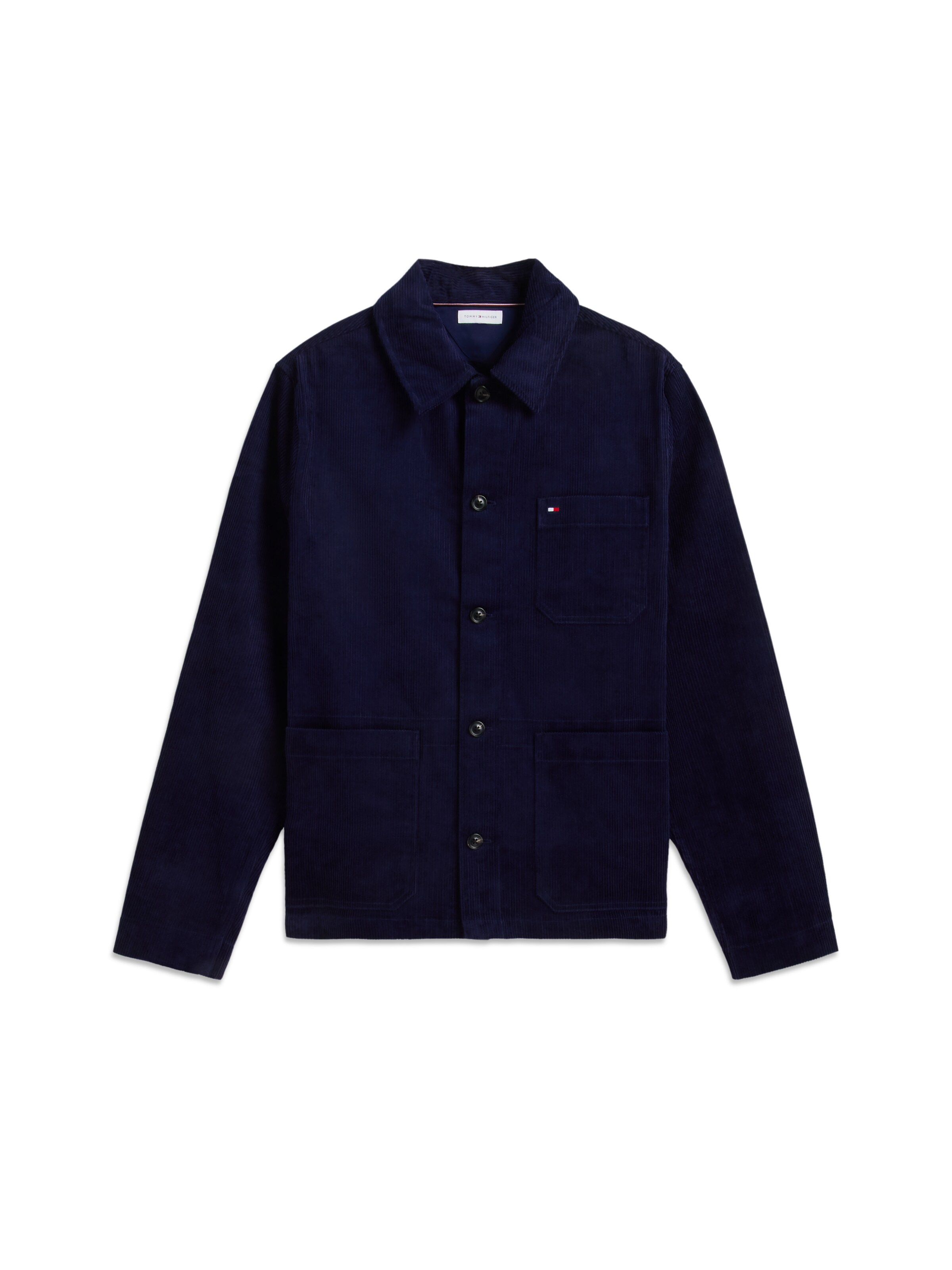 TOMMY HILFIGER Tussenjas in Blauw: voorkant