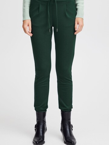 b.young - Tapered Pantalón plisado 'BYRIZETTA' en verde