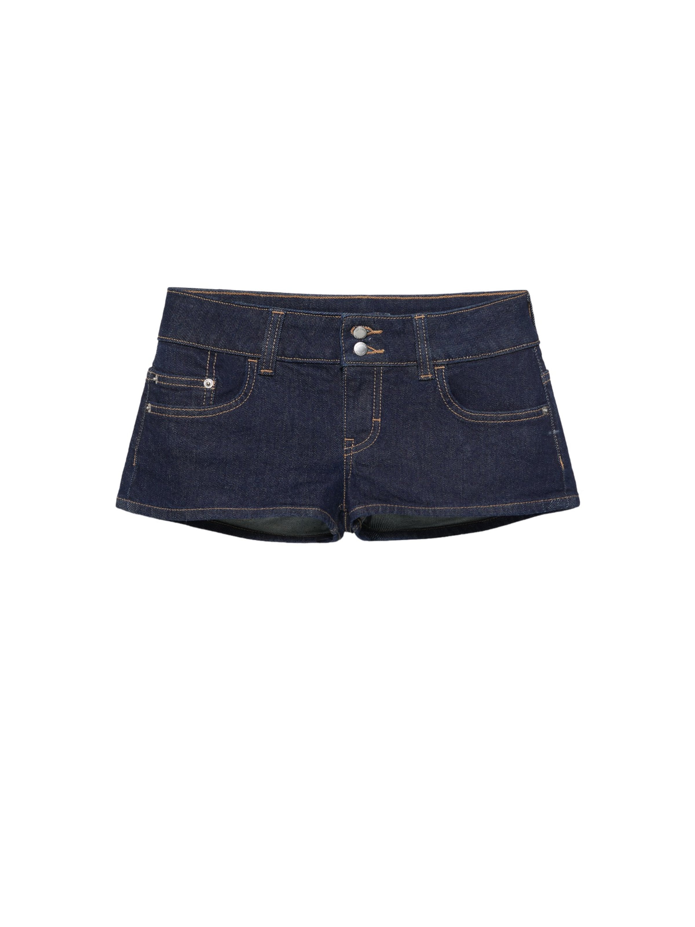 Regular Jeans de la Pull&Bear pe albastru: față