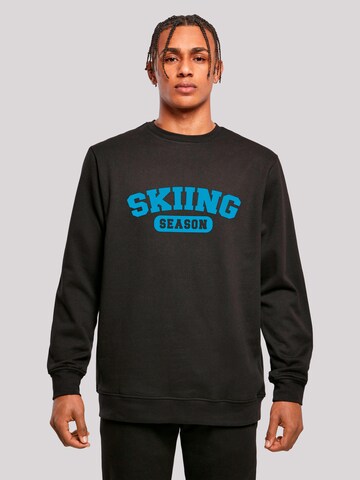 F4NT4STIC Sweatshirt 'Skiing Season' in Schwarz: Vorderseite