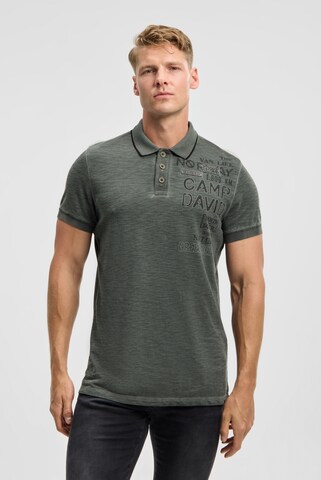CAMP DAVID Shirt in Green: front