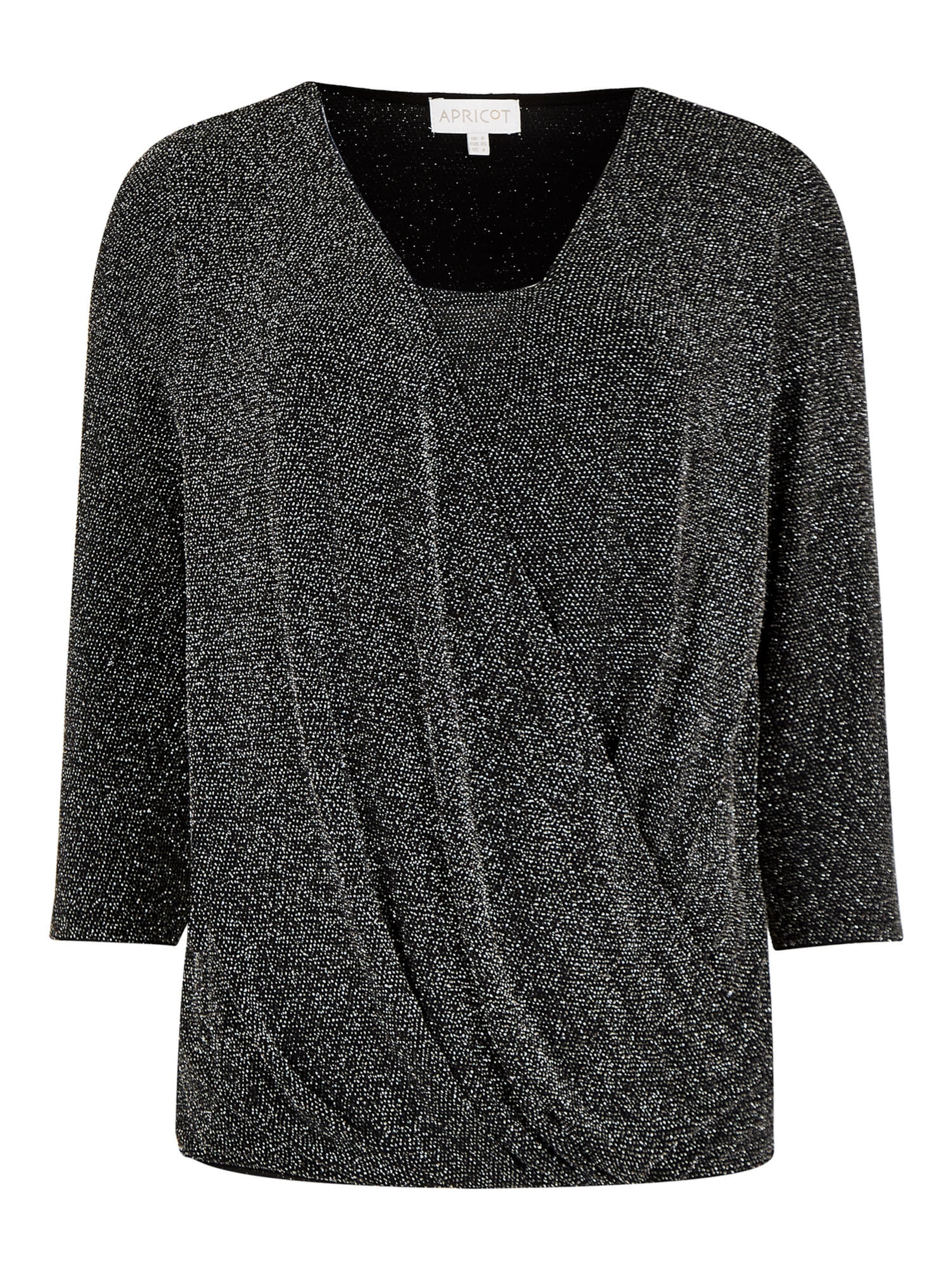 Apricot Bluse in Schwarz: Vorderseite