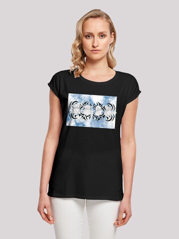 T-shirt 'Wickie und die starken Männer Turn Your Head' F4NT4STIC en noir : devant