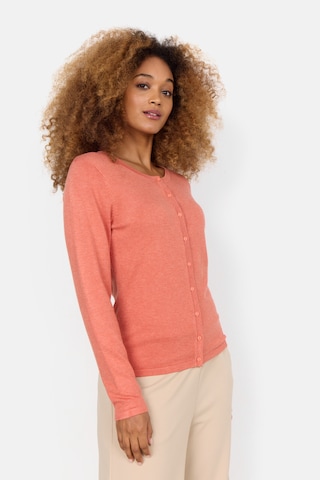 Soyaconcept Knit Cardigan in Orange