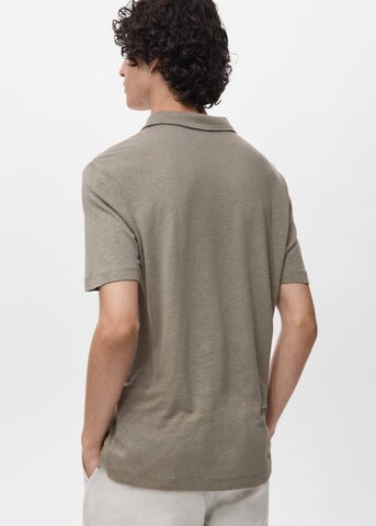 MANGO MAN Shirt 'Amberes' in Brown