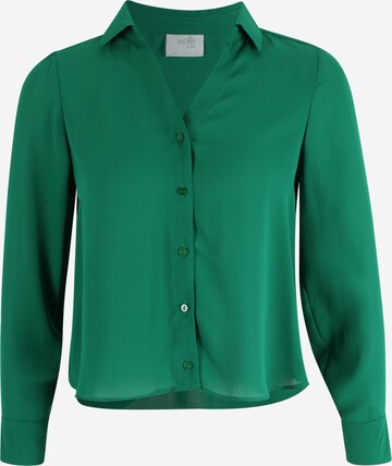 Wallis Petite Blus i grön: framsida