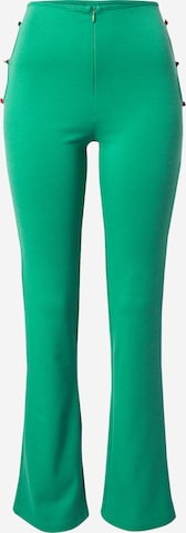LOCAL HEROES Rozkloszowany krój Spodnie w kolorze zielony: przód