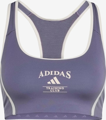 Soutien-gorge de sport 'Powerimpact Heritage' ADIDAS PERFORMANCE en violet : devant