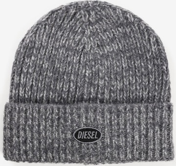 Berretto 'BINI NR. 1' di DIESEL in grigio: frontale