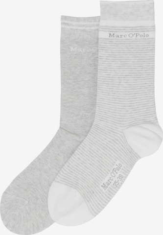 Chaussettes Marc O'Polo en gris : devant