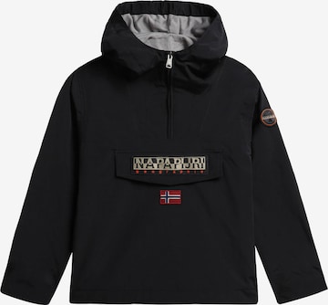 Veste mi-saison 'RAINFOREST' NAPAPIJRI en noir : devant